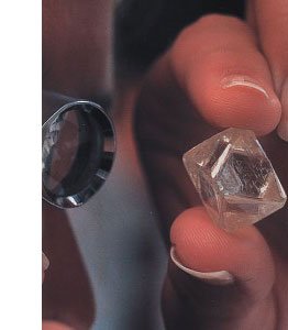 Rough diamond photo